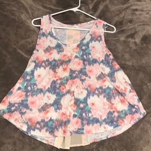floral stylish tank top